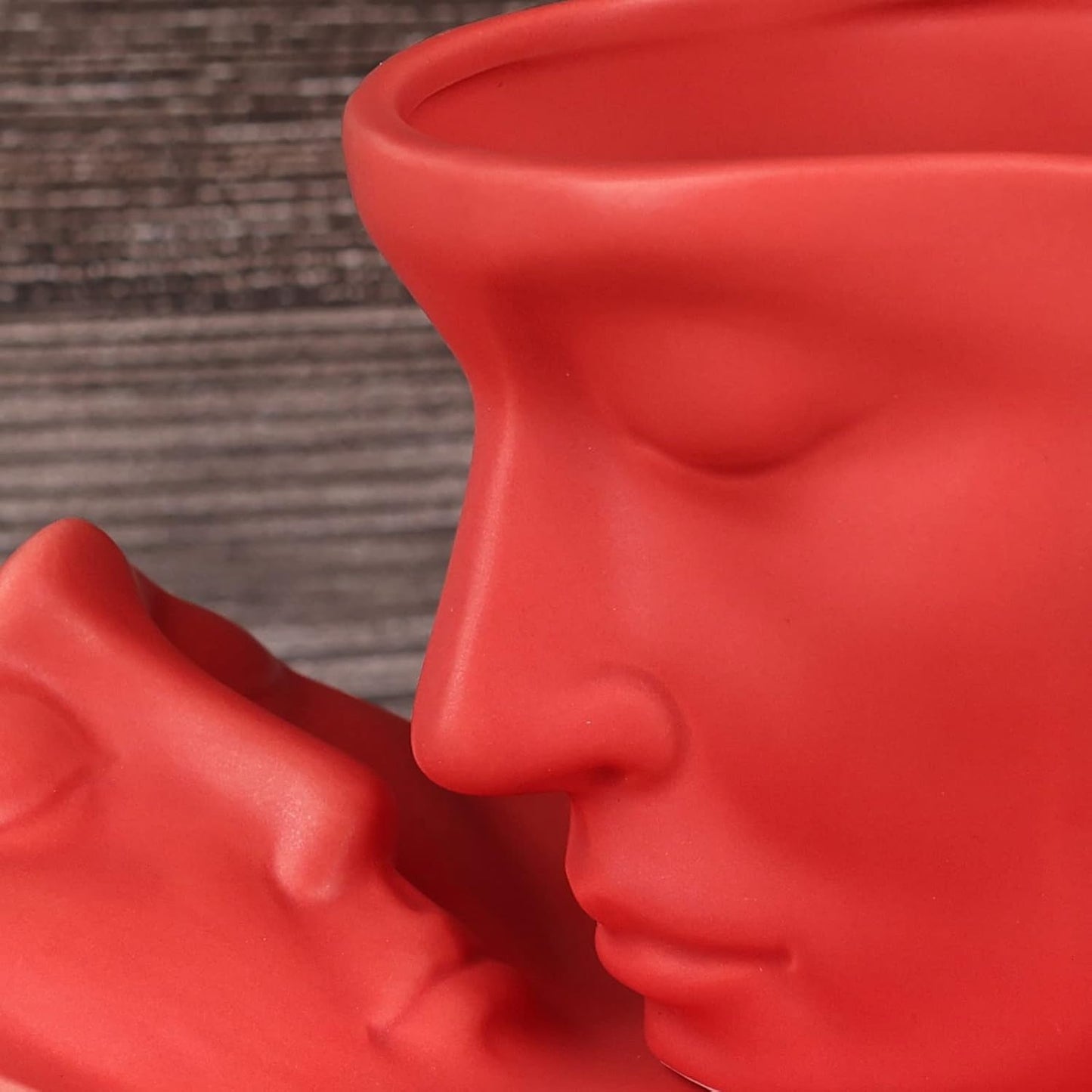Tea Cup and Saucer Set Ceramic Kissing Couple Coffee Mug Set